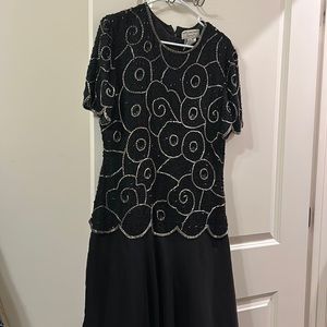 Black And Gold Dress